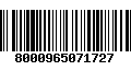 Código de Barras 8000965071727