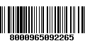 Código de Barras 8000965092265