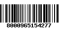 Código de Barras 8000965154277