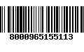 Código de Barras 8000965155113