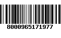 Código de Barras 8000965171977