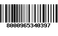 Código de Barras 8000965340397