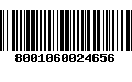 Código de Barras 8001060024656