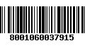 Código de Barras 8001060037915