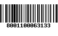 Código de Barras 8001100063133