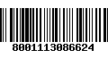 Código de Barras 8001113086624