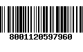 Código de Barras 8001120597960