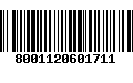 Código de Barras 8001120601711