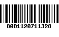 Código de Barras 8001120711328