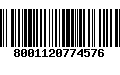 Código de Barras 8001120774576