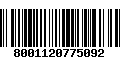 Código de Barras 8001120775092