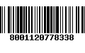 Código de Barras 8001120778338