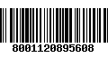 Código de Barras 8001120895608