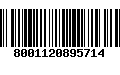 Código de Barras 8001120895714