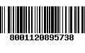 Código de Barras 8001120895738