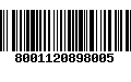 Código de Barras 8001120898005