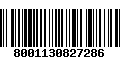 Código de Barras 8001130827286