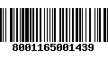 Código de Barras 8001165001439