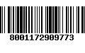 Código de Barras 8001172909773