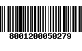 Código de Barras 8001200050279