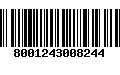 Código de Barras 8001243008244