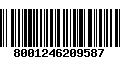 Código de Barras 8001246209587