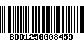 Código de Barras 8001250008459