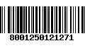 Código de Barras 8001250121271