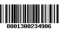 Código de Barras 8001300234906