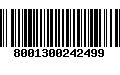 Código de Barras 8001300242499