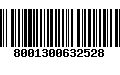 Código de Barras 8001300632528