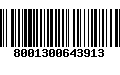 Código de Barras 8001300643913