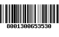 Código de Barras 8001300653530