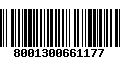 Código de Barras 8001300661177