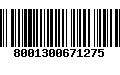 Código de Barras 8001300671275