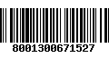 Código de Barras 8001300671527