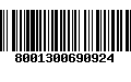 Código de Barras 8001300690924