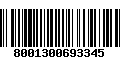 Código de Barras 8001300693345