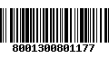 Código de Barras 8001300801177