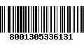 Código de Barras 8001305336131