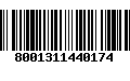 Código de Barras 8001311440174