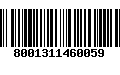 Código de Barras 8001311460059