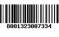 Código de Barras 8001323007334