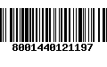 Código de Barras 8001440121197