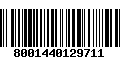 Código de Barras 8001440129711