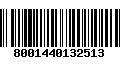 Código de Barras 8001440132513