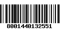 Código de Barras 8001440132551