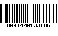 Código de Barras 8001440133886