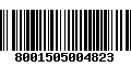 Código de Barras 8001505004823