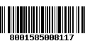 Código de Barras 8001585008117